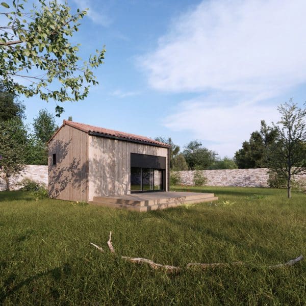 studio de jardin en kit 20m2 vue principale
